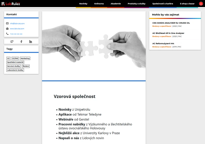 LabRulez: Vzorová společnost - Základní informace