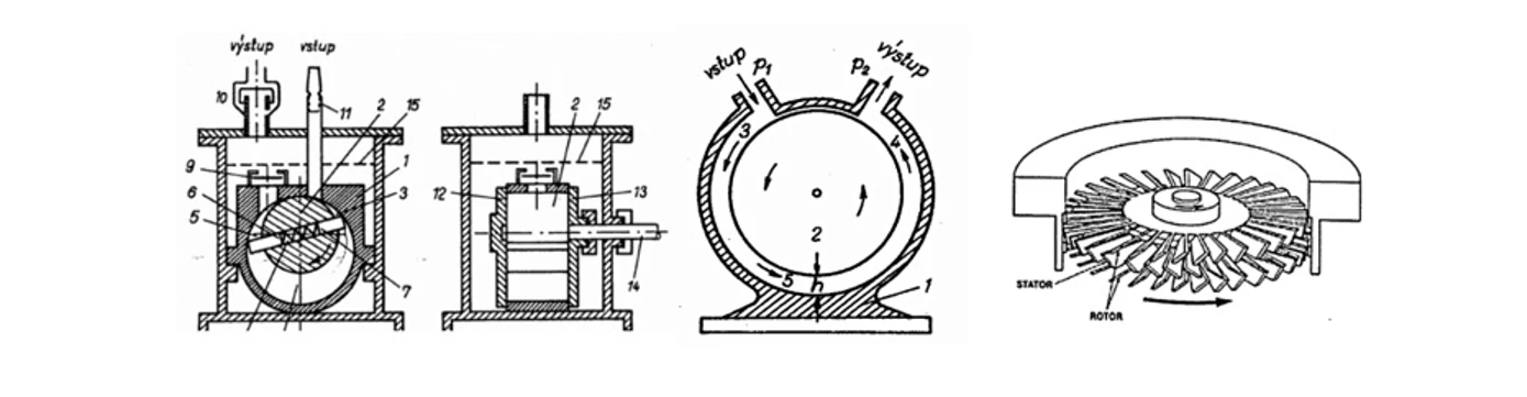 2 THETA: Mechanické vývěvy