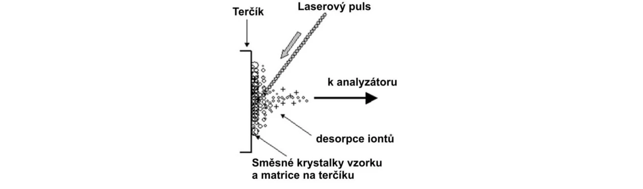 2 THETA: Schéma iontového zdroje MALDI