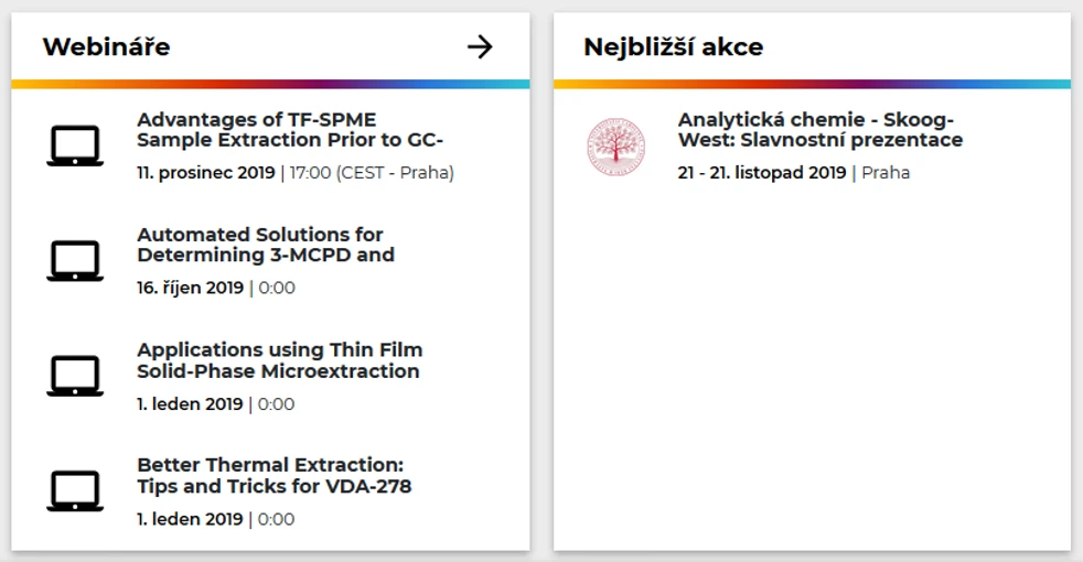 LabRulez: Vzorová společnost - Webináře a nejbližší akce