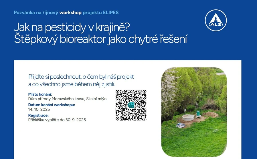 ALS Workshop Jak na pesticidy v krajině? Štěpkový bioreaktor jako chytré řešení