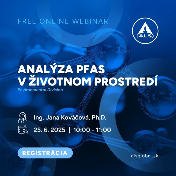 ALS Slovakia: Analýza PFAS v životnom prostredí
