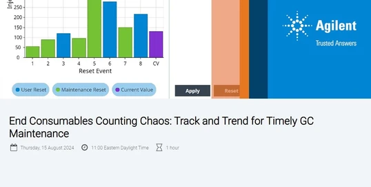 End Consumables Counting Chaos: Track and Trend for Timely GC Maintenance