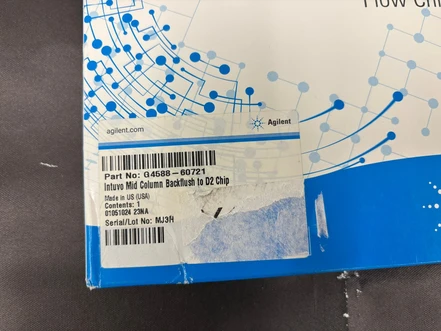 Agilent Intuvo průtokový čip pro mid-column backflush na pozici D2, PN G4588-60721 (Testováno)