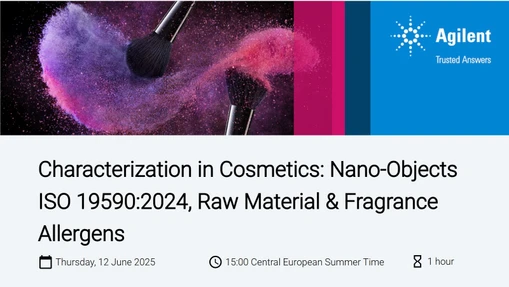 Characterization in Cosmetics: Nano-Objects ISO 19590:2024, Raw Material & Fragrance Allergens