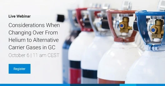 Considerations when changing over from Helium to alternative carrier gases in GC