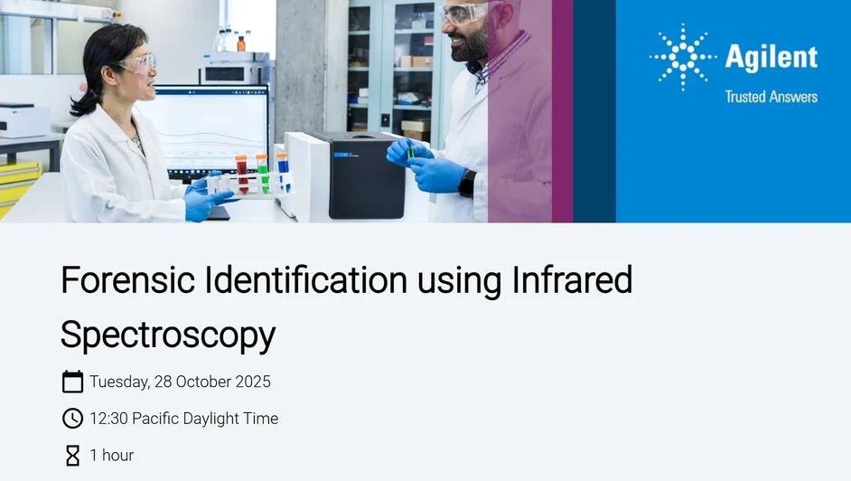 Agilent Technologies: Forensic Identification using Infrared Spectroscopy