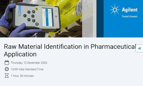 Raw Material Identification in Pharmaceutical Application