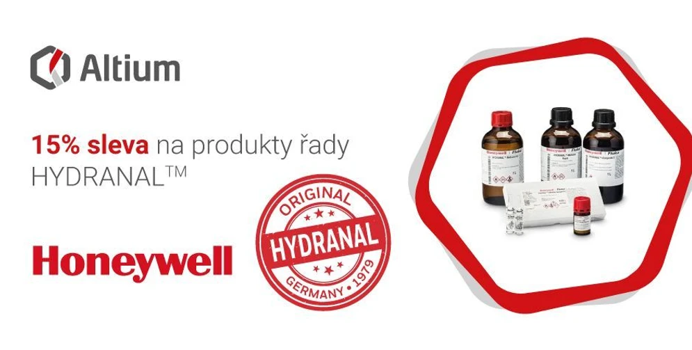 <p>Altium International: Využijte 15% slevu na vybrané produkty Hydranal po celý duben!</p>