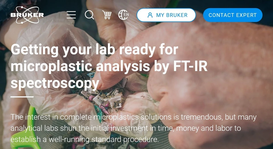 Bruker: Getting your lab ready for microplastic analysis by FT-IR spectroscopy