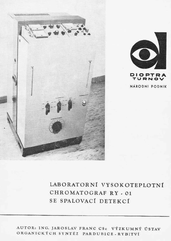 ČSHS: Obr. 5: Plynový chromatograf, jehož autorem je Jaroslav Franc (2)