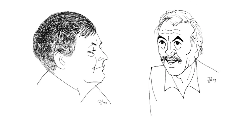 ČSHS/Zdeněk Herman: John Monaghan (UK) a Peter Derick (UK-NZ)