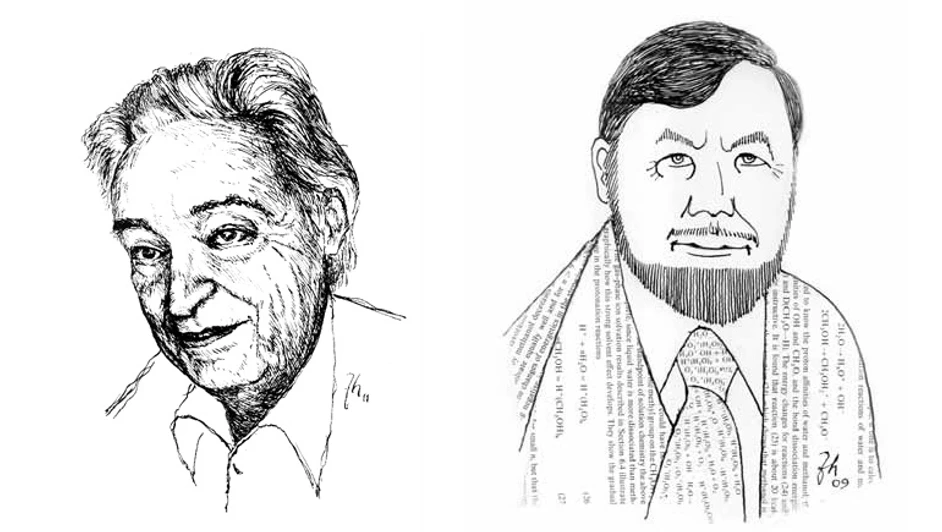 ČSHS/Zdeněk Herman: Tino Gäumann (Švýcarsko) a Paul Kebarle (Kanada)