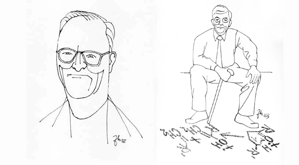 ČSHS/Zdeněk Herman: William Chupka (USA) a Fred McLafferty (USA)