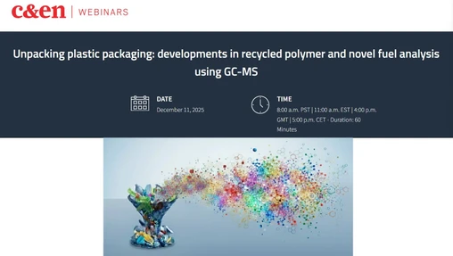 Unpacking plastic packaging: developments in recycled polymer and novel fuel analysis using GC-MS