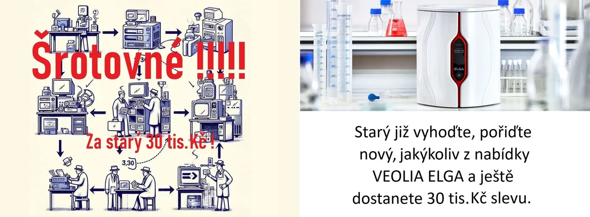 Česká voda - MEMSEP: Šrotovné na systémy pro přípravu ultračisté vody