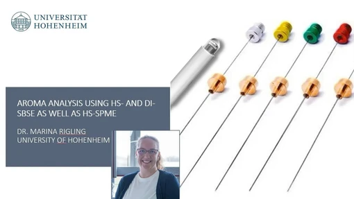 Innovative Fermentation Aroma Analysis using HS- and DI-SBSE as well as HS-SPME