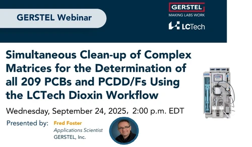 Simultaneous Clean-up of Complex Matrices for the Determination of all 209 PCBs and PCDD/Fs Using the LCTech Dioxin Workflow