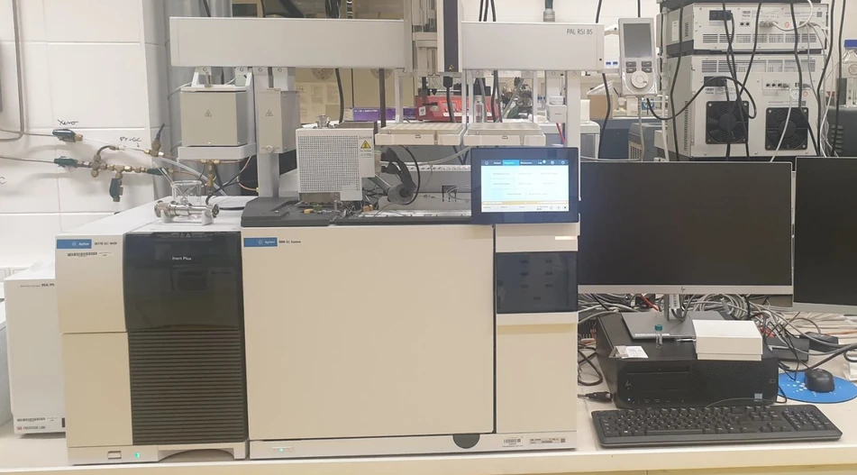 HPST/UPOL: Py-GC/MSD system Frontier Lab Multi-Shot Pyrolyzer EGA/Py-3030D and Agilent GC 8890 + MSD Agilent 5977B