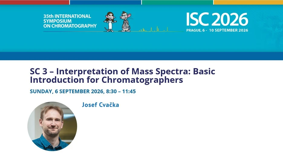<p>International Symposium on Chromatography: ISC 2026 Short Course 3 - Interpretation of Mass Spectra: Basic Introduction for Chromatographers</p>