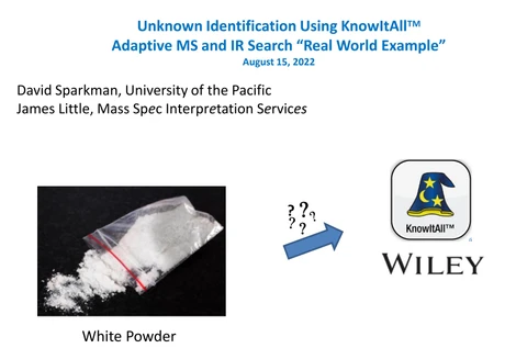 Wiley KnowItAll Mass Spec Training - Část 12. Real World Example with IR and MS Combined searches