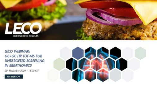 Webináře: Food, Flavor, and Aroma Forum a GC×GC-HR-TOFMS for untargeted screening of Breathomics