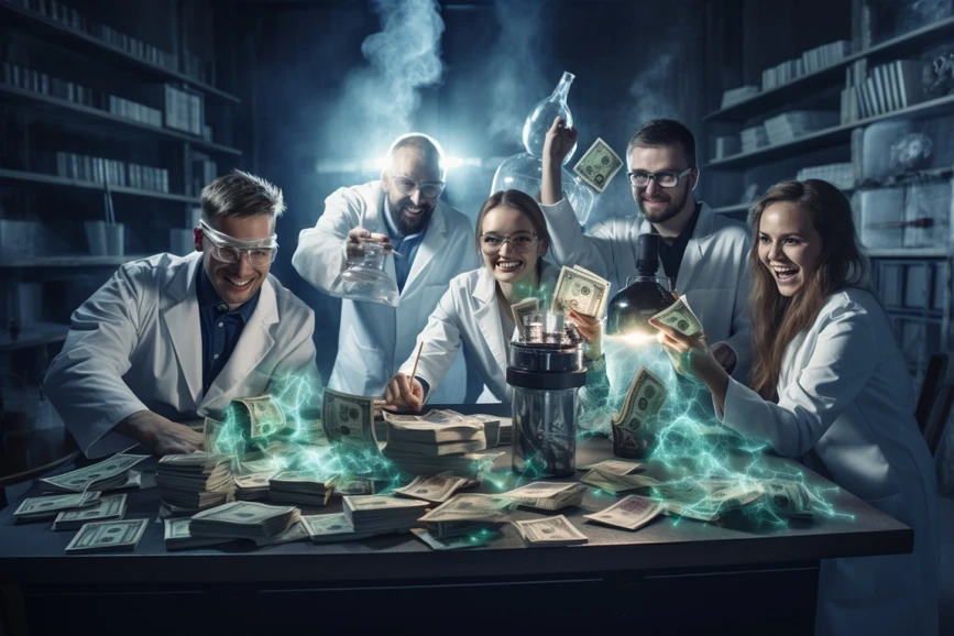 <ul>
<li><strong>Foto:</strong> LabRulez/AI: Statistická ročenka 2023: Kolik je u nás ve vědě peněz? (díl druhý)</li>
</ul>
