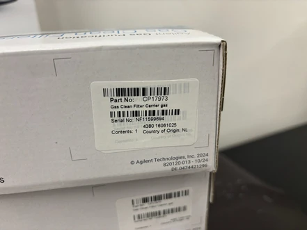 Agilent filtr pro čištění nosného plynu, CP17973 (Nový)