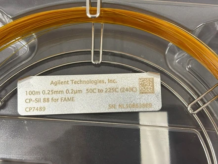 Agilent J&W CP-Sil 88 pro FAME GC kolona, 100 m, 0.25 mm, 0.20 µm, 7 inch cage., CP7489 (Testováno)