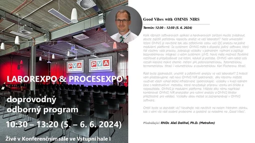  Přednáška LABOREXPO 2024: Good Vibes with OMNIS NIRS