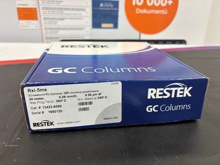 Restek Rxi-5ms GC kapilární kolona, 30 m, 0,25 mm ID, 0,25 µm, 5.0" klec pro Agilent 6850 GC (Testováno)