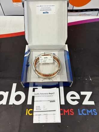 Restek Rxi-5ms GC kapilární kolona, 30 m, 0,25 mm ID, 0,25 µm, 5.0" klec pro Agilent 6850 GC (Testováno)