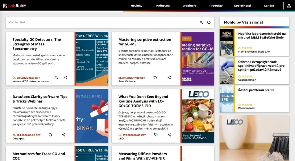 <p>LabRulez: Webináře LabRulezGCMS týden 04/2026</p>