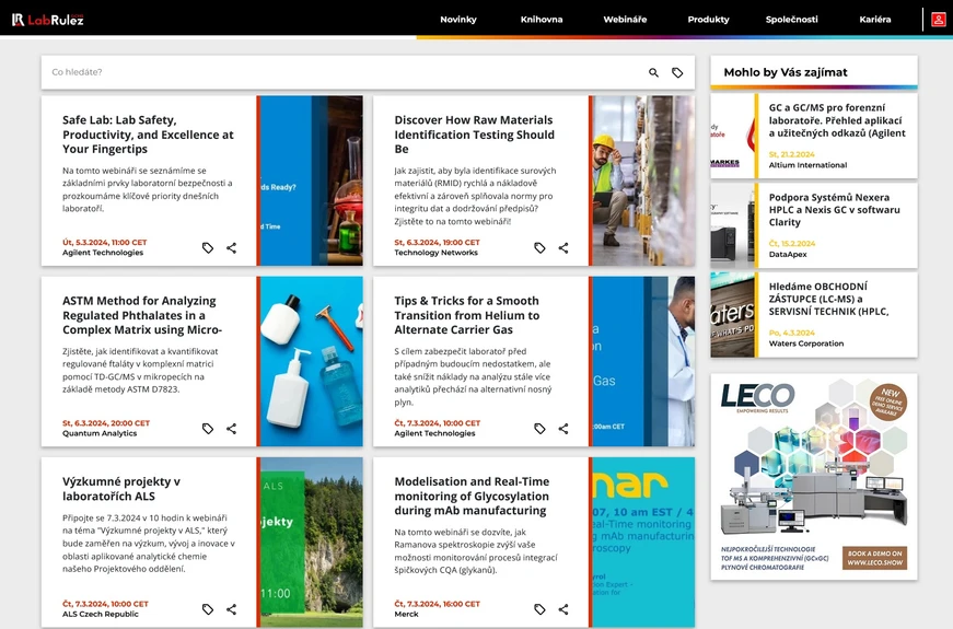<p>LabRulez: Webináře LabRulezGCMS týden 10/2024</p>
