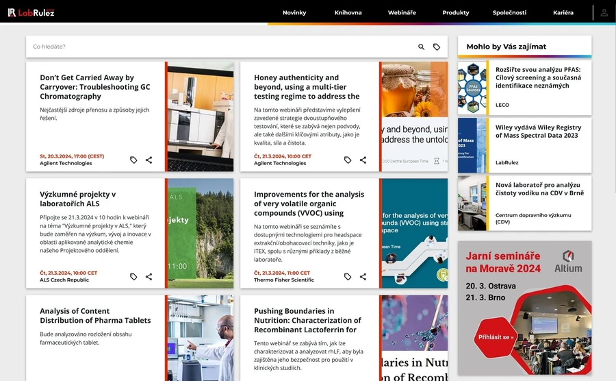 <p>LabRulez: Webináře LabRulezGCMS týden 12/2024</p>
