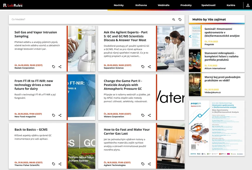 <p>LabRulez: Webináře LabRulezGCMS týden 43-44/2023</p>
