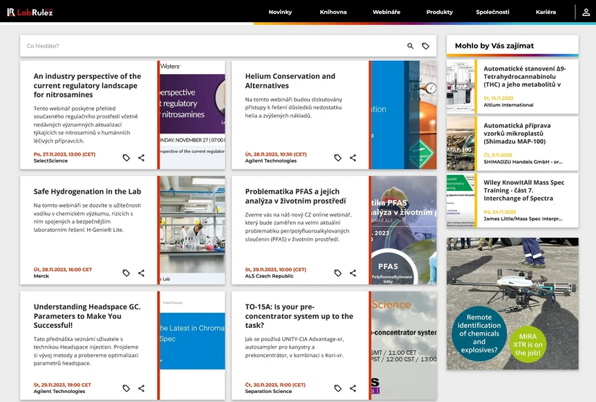 <p>LabRulez: Webináře LabRulezGCMS týden 48/2023</p>
