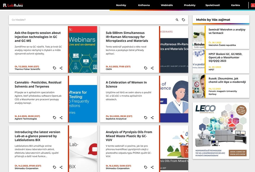 <p>LabRulez: Webináře LabRulezGCMS týden 6-7/2023</p>
