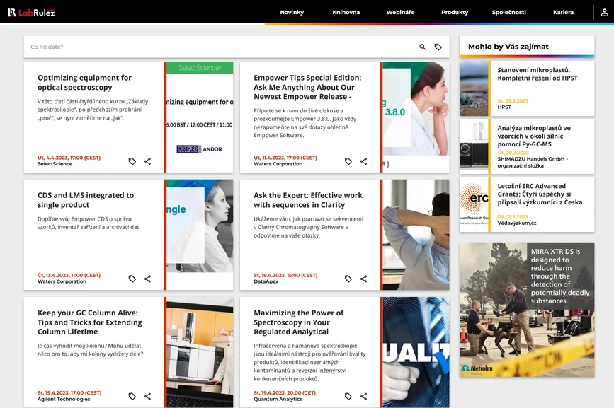 <p>LabRulez: Webináře LabRulezGCMS týden Duben 2023</p>
