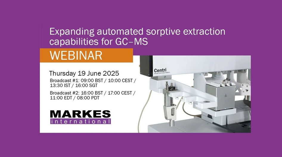 Markes International: Expanding automated sorptive extraction capabilities for GC–MS