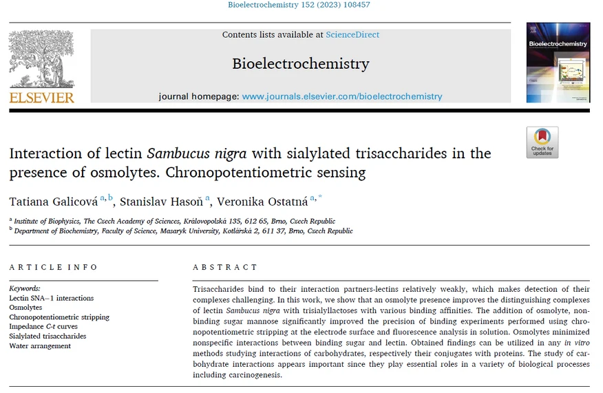 Metrohm: Cena Metrohm 2024 - práce Ing. Tatiany Galicové