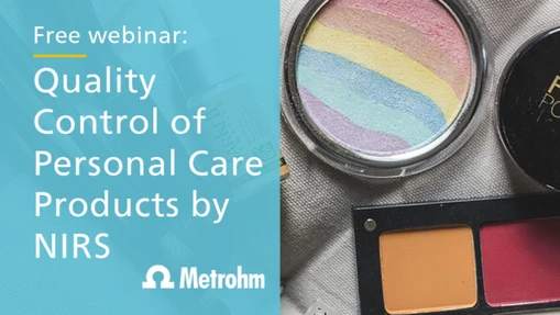 Quality Control of Personal Care Products by NIRS