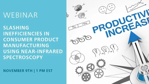 Slashing Inefficiencies in Consumer Product Manufacturing with NIR Spectroscopy