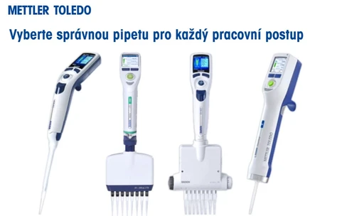 Vyberte správnou pipetu pro každý pracovní postup