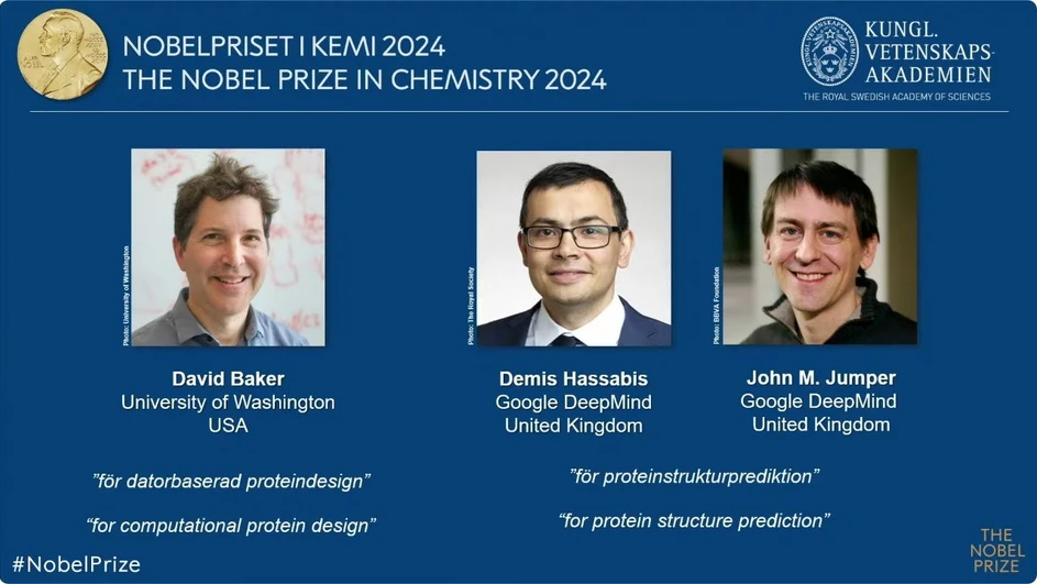 Nobel Prize: Announcement of the 2024 Nobel Prize in Chemistry