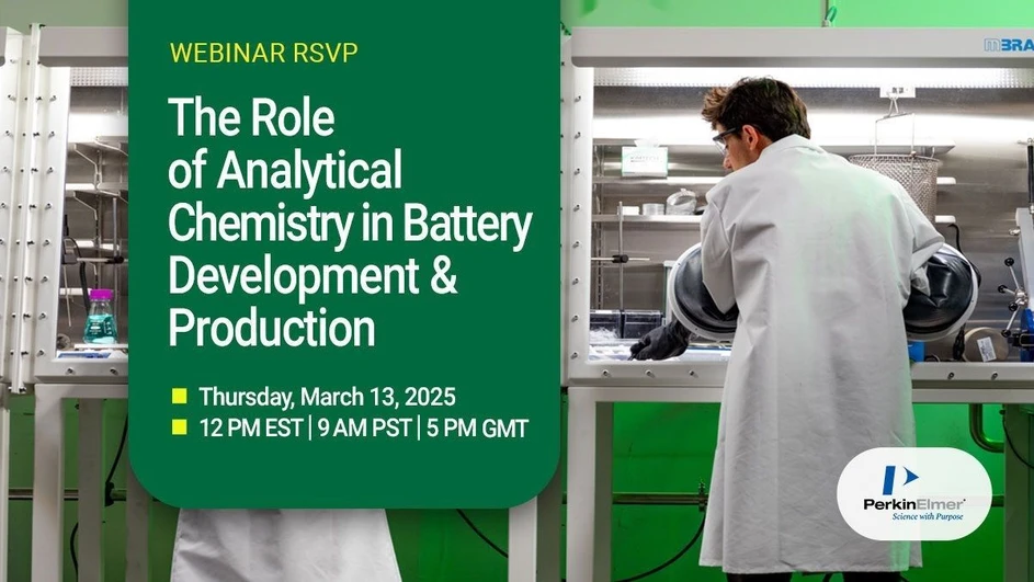 PerkinElmer: The Role of Analytical Chemistry in Battery Development & Production