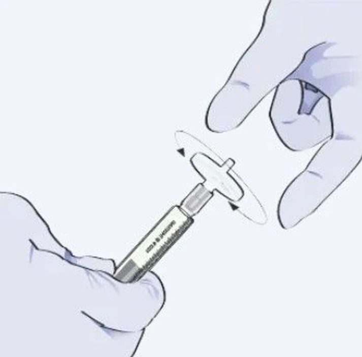 Phenomenex: Phenex stříkačkové filtry - Krok 2: Sestavení