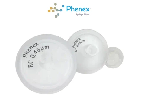 Phenomenex Phenex stříkačkové filtry