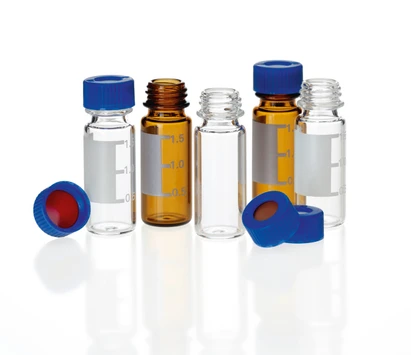 Pragolab vialky, víčka a příslušenství pro GC, HPLC a MS