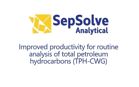 Improved productivity for routine analysis of total petroleum hydrocarbons (TPH-CWG)